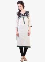 Libas Cream Printed Kurta