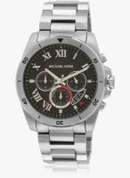 Michael Kors Michael Kors Brecken Analog Silver Black Watch
