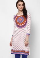 Vedic Pink Printed Kurtis