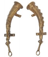 Aakrati Shanai Door Handle Of Brass