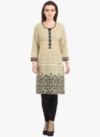 Dees by Dashmesh Green Printed Kurta