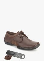 Egoss Brown Derby Lifestyle Shoes