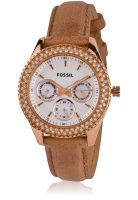 Fossil ES3104 Bronze/Cream Analog Watch