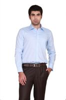 GIVO Men's Solid Formal Light Blue Shirt