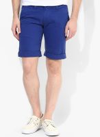 Incult Skinny Chino Shorts In Bright Blue