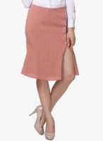 Kaaryah Pink A-Line Skirt