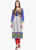 Kurti'S Blue Printed Kurtis