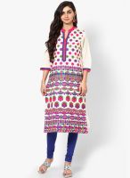 Shree Cream Embroidered Kurta