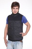 Trufit Sleeveless Solid Men's Bomber Jacket