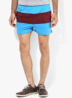 Uni Style Image Maroon Solid Shorts