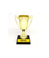 Urban Chakkar Yellow World's Best Brother Champion Trophy Memento