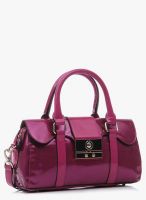 Alessia Purple Polyurethane (Pu) Handbag