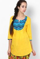 Entropy Yellow Kurtis & Kurtas