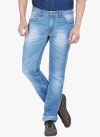 High Star Blue Mid Rise Slim Fit Jeans
