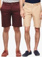 Hubberholme Pack Of 2 Multicoloured Shorts