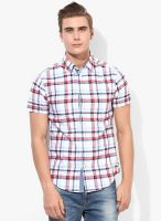 Jack & Jones Red Checked Casual Shirt