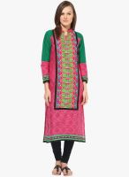 Kurti'S Pink Embroidered Kurtis