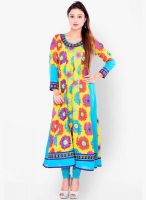 Kurti'S Yellow Printed Kurtis