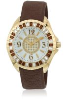 Police 13090Jsg28C Brown/White Analog Watch