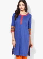 Rangriti Blue Printed Kurtis