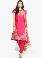 Rohit Bal For Jabong Fuchsia Kurta Churidar Set