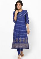 Shree Blue Printed Kurta