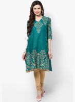 Shree Green Printed Kurtis