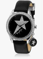 Thierry Mugler 4708102 Black/Silver Analog Watch