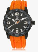 Timberland Tb13613jsb02j Orange/Black Analog Watch