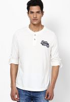 U.S. Polo Assn. Off White Henley T-Shirt