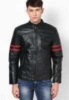 VARAH Black Leather Jacket