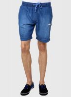 WYM Solid Blue Shorts