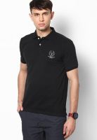 Allen Solly Black Half Sleeve Polo T-Shirt