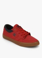 DC Nyjah Vulc Tx Red Sneakers