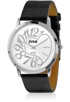 Dvine DD8073WT01 Black/White Analog Watch