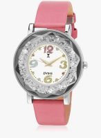 Dvine Sd5015Pk Pink/White Analog Watch