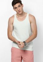 Jack & Jones White Printed Round Neck T-Shirts