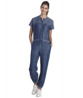 Only Blue Viscose Jumpsuits