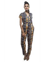 Sassy Stripes Multi Polyester Jumpsuits