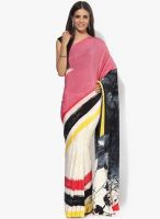 Satya Paul Multicoloured Printed Crepe Saree