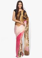 Satya Paul Multicoloured Printed Georgette Saree