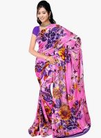 Shonaya Pink Printed Saree