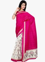 Shonaya Pink Printed Saree