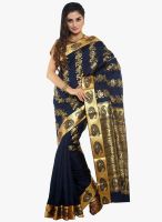 Sudarshan Silk Blue Printed Saree