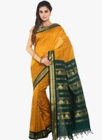 Sudarshan Silk Yellow Printed Saree