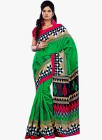 Varanga Green Printed Saree