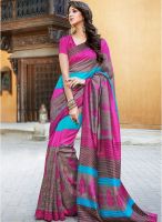 Vishal Pink Printed Saree