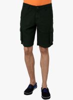 WYM Solid Green Shorts