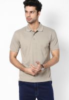 Wilkins & Tuscany Grey Solid Polo T-Shirts