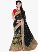 Xclusive Chhabra Black Embroidered Saree